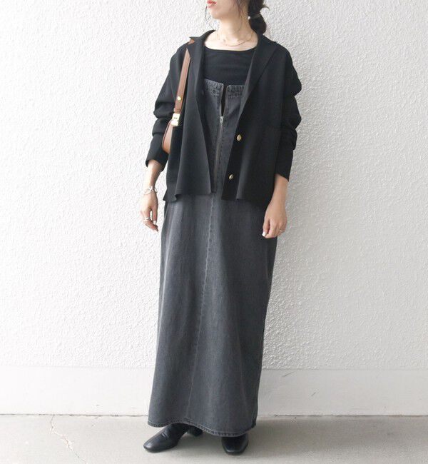 SHIPS any「【WEB限定】SHIPS any:〈手洗い可能〉テーラード ニット カーディガン ジャケット」|テーラードジャケット|