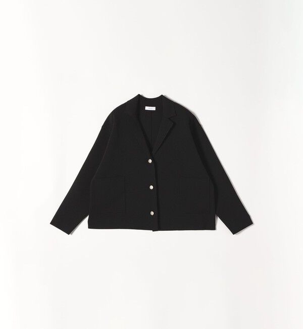 SHIPS any「【WEB限定】SHIPS any:〈手洗い可能〉テーラード ニット カーディガン ジャケット」|テーラードジャケット|