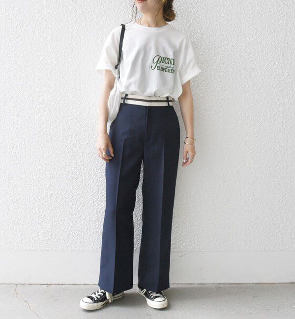 SHIPS any「SHIPS any:〈洗濯機可能〉オックス ウエスト ライン パンツ」|その他|