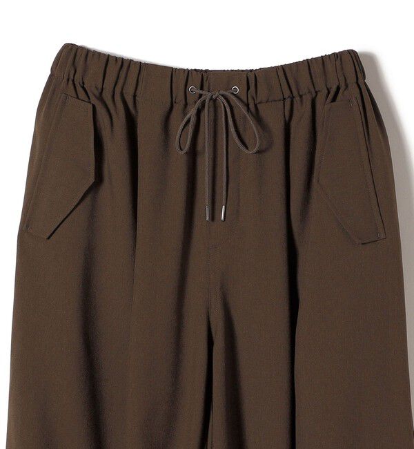 SHIPS for women「〈手洗い可能〉メランジ ツイル ドロスト パンツ」|その他|
