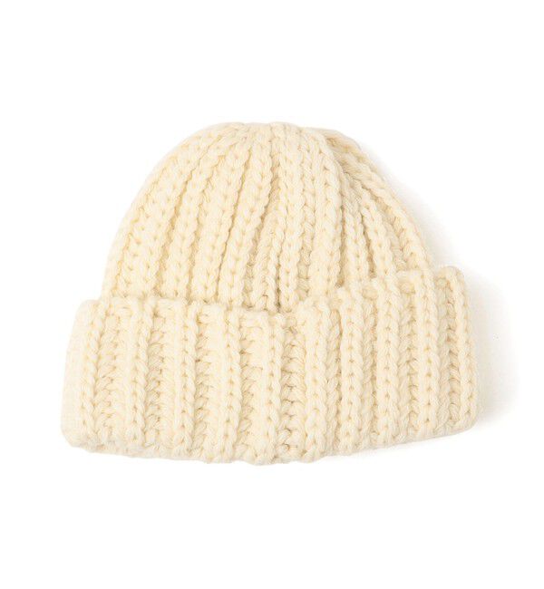 SHIPS any「HIGHLAND 2000: ニット ボブ キャップ 24FW」|ニット帽|オフホワイト