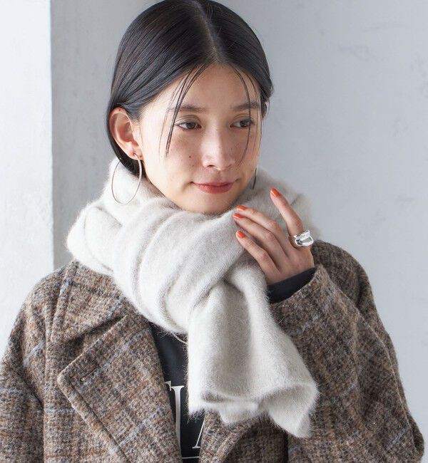 SHIPS for women「〈手洗い可能〉フォックス ニット ストール」|ストール|