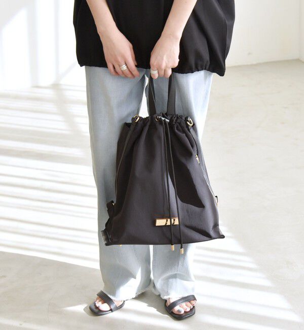 quaranciel「quaranciel: 3way ラインショルダー リュックサック トートバッグ（A4対応）」|リュック|