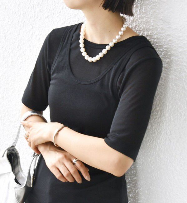 SHIPS for women「シアー フライス レイヤード TEE」|Tシャツ・カットソー|