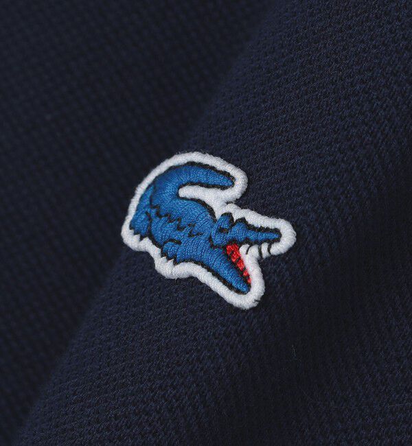 SHIPS any「【SHIPS any別注】LACOSTE: ワンポイント ピケ クルーネック Tシャツ 25AW (ロンT)◇」|Tシャツ・カットソー|