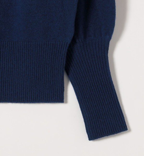 quaranciel「quaranciel:〈手洗い可能〉AQUA カシミヤ ミックス ボートネック ロングリブ パフ ニット」|ニット・セーター|