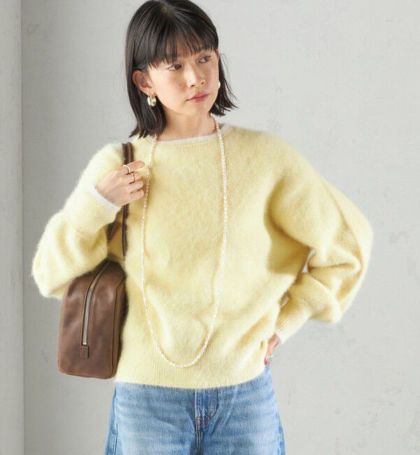 SHIPS for women「杢 フォックス カシミヤ クルーネック ニット プルオーバー」|ニット・セーター|