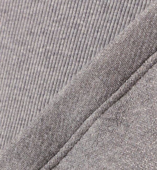 SHIPS for women「〈手洗い可能〉レイヤード デザイン ラメ メランジ 裏毛 プルオーバー」|スウェット・ジャージ|