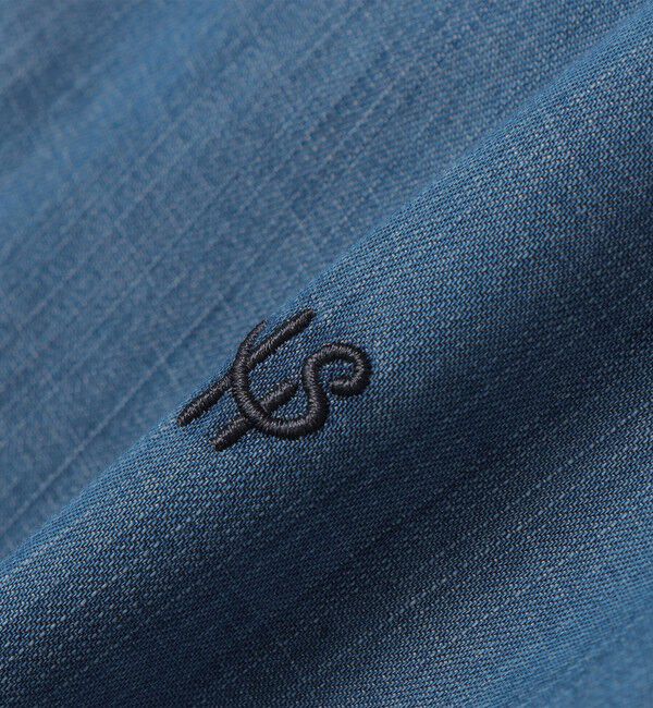 SHIPS「【WEB限定】SHIPS:〈手洗い可能〉リヨセル エア ボタンダウン デニムライク シャツ」|シャツ・ブラウス|