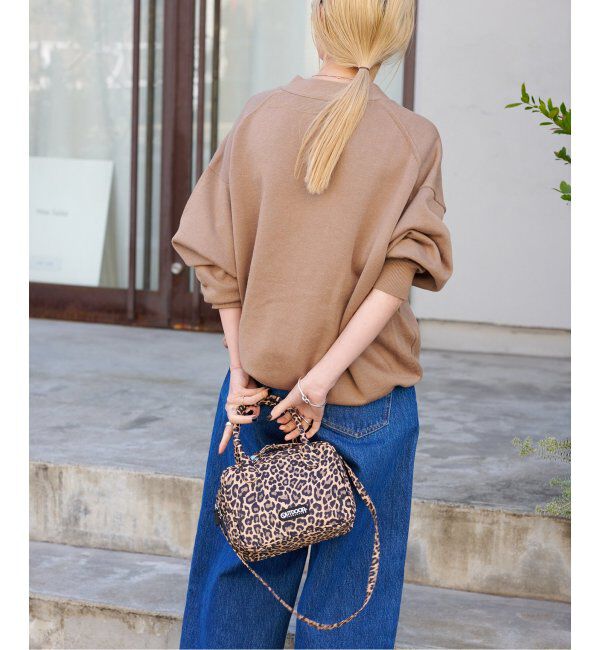 OUTDOOR PRODUCTS Usual Things「2WAY CUBE BAG LEOPARD」|ショルダー・メッセンジャー|