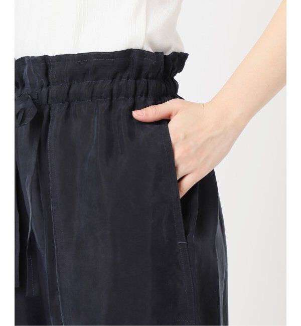 OUTDOOR PRODUCTS Usual Things「新色追加 キュプラステッチワークドロストワイドパンツ セットアップ対応」|スラックス|