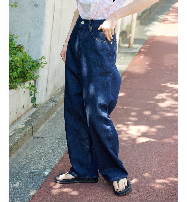 OUTDOOR PRODUCTS Usual Things「追加2 ULTライトデニムハイライズルーズ5PKT」|デニム|