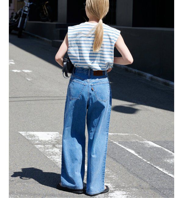 OUTDOOR PRODUCTS Usual Things「追加2 ULTライトデニムハイライズルーズ5PKT」|デニム|