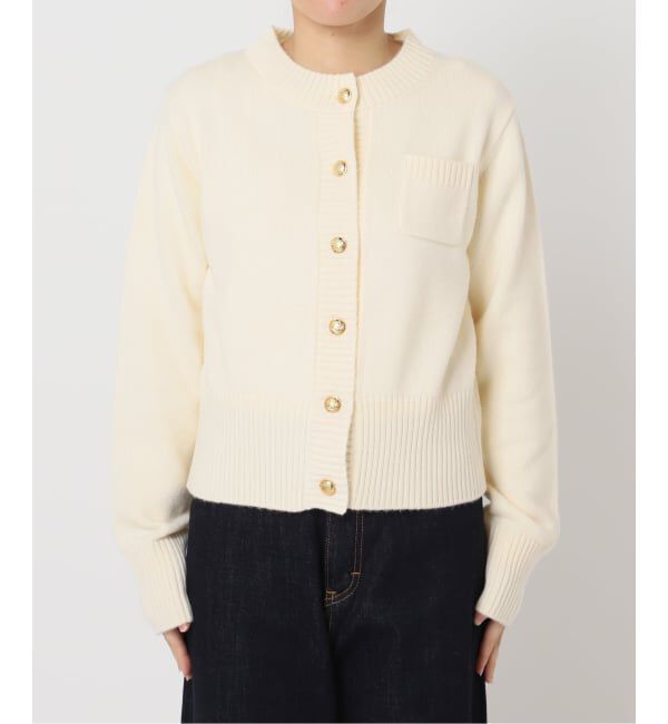 OUTDOOR PRODUCTS Usual Things「ゴールドボタンクルーネックカーディガン」|ニット・セーター|