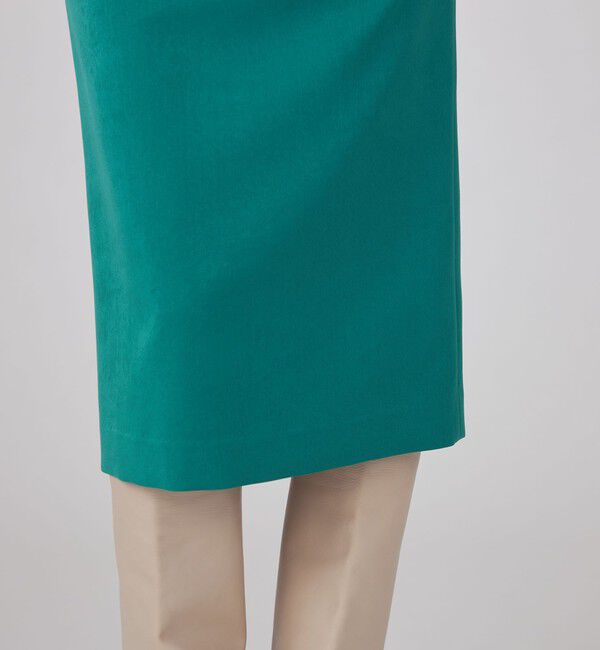 Ballsey「ブラッシュドサテン サイドポケットタイトスカート」|タイト|