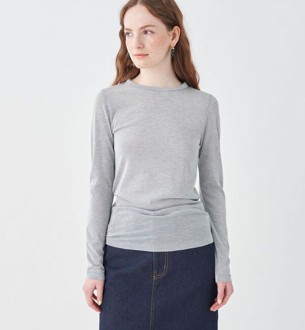 MACPHEE「スパークリング クルーネックプルオーバー」|Tシャツ・カットソー|