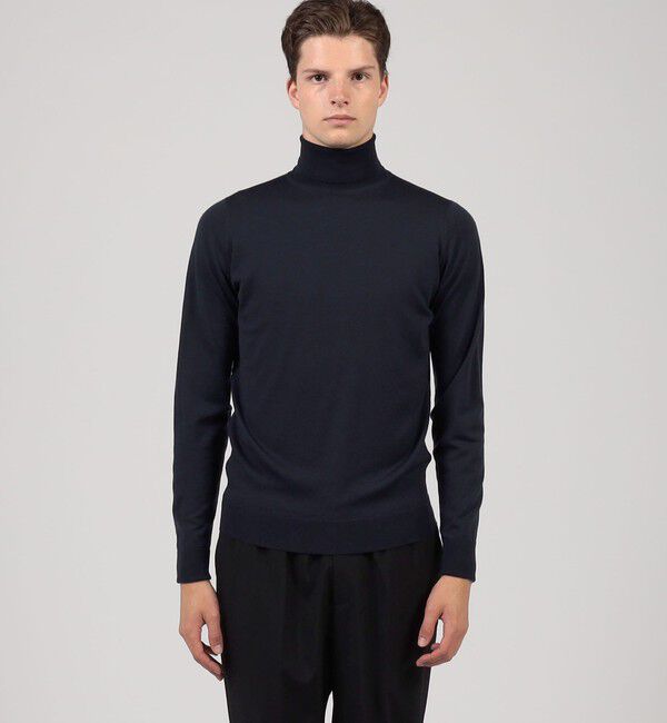 TOMORROWLAND BUYING WEAR「JOHN SMEDLEY 30G EASY FIT タートルネック RICHARDS」|ニット・セーター|