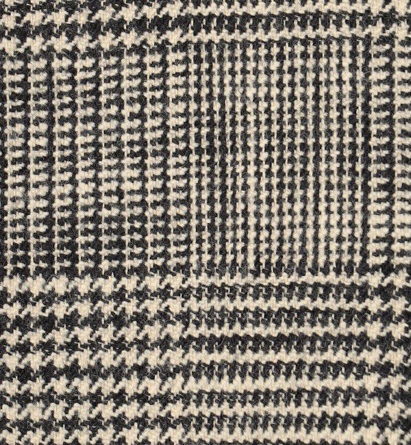 GALERIE VIE「グレナカートチェック カラーレストレンチロングコート」|ノーカラーコート|