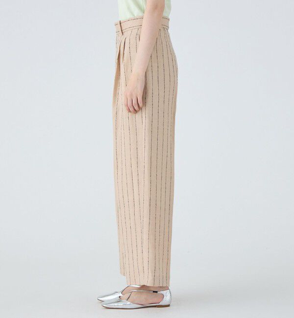 MACPHEE「ダブルカバーリネン タックワイドパンツ」|その他|