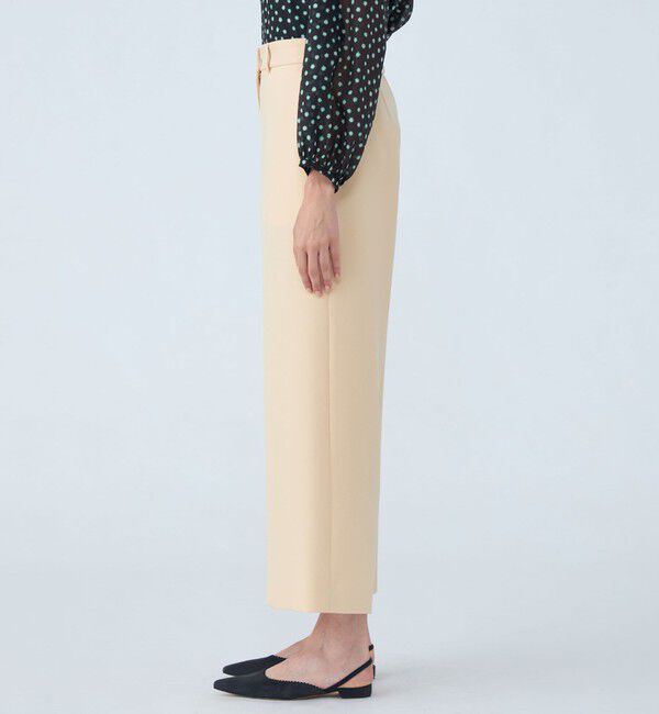 Ballsey「パウダリーストレッチツイル セミワイドパンツ」|その他|