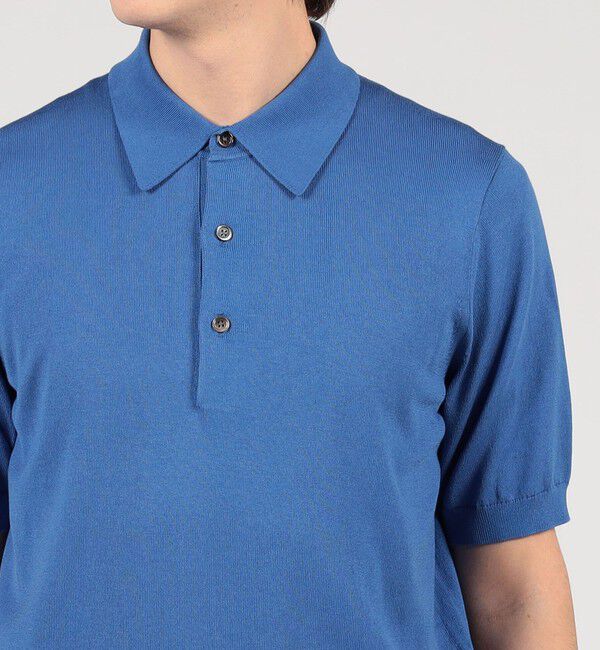 TOMORROWLAND MENS「TOMORROWLAND tricot シルクコットン ニットポロシャツ SESIA」|ニット・セーター|