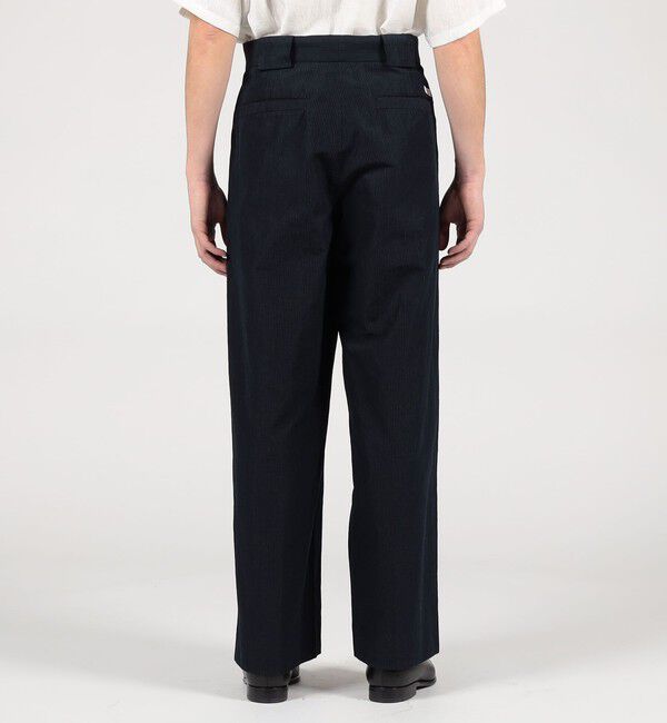 TOMORROWLAND MENS「コットンリネンシルク ノープリーツ ワイドパンツ」|チノ|