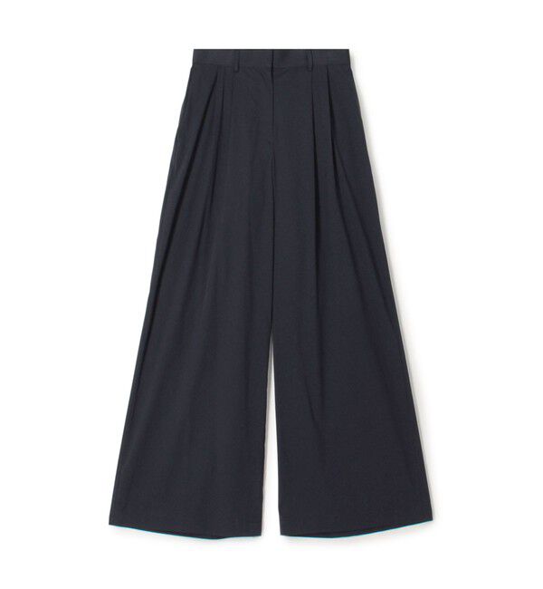 DES PRES「コットンストレッチポプリン　2タックワイドパンツ」|その他|69 ネイビー