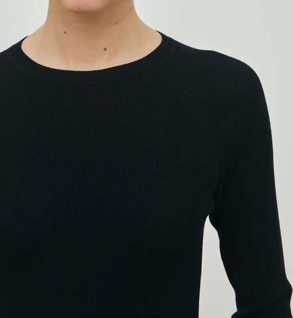 DES PRES「ウーステッドウールファインリブ クルーネックプルオーバー」|ニット・セーター|