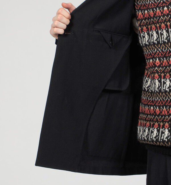 TOMORROWLAND MENS「ウールリネンコットン ダブルブレステッド 4Bジャケット」|テーラードジャケット|