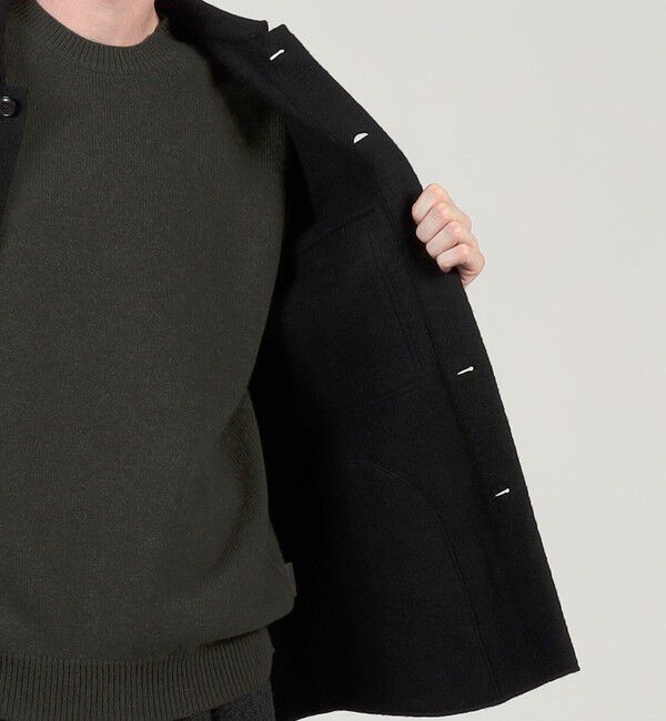 TOMORROWLAND MENS「ボイルドウール シャツブルゾン MANTECO」|ブルゾン・スタジャン|