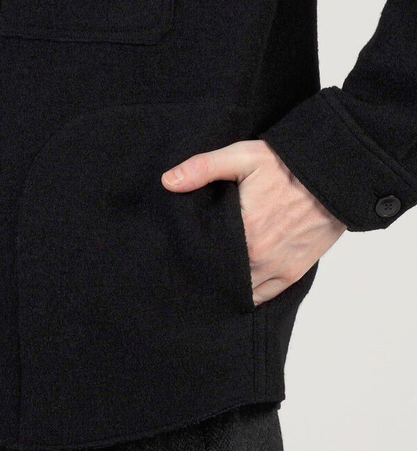 TOMORROWLAND MENS「ボイルドウール シャツブルゾン MANTECO」|ブルゾン・スタジャン|