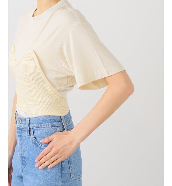  「TOGA PULLA RIB jersey S/S TP252-JK234：カットソー」|Tシャツ・カットソー|