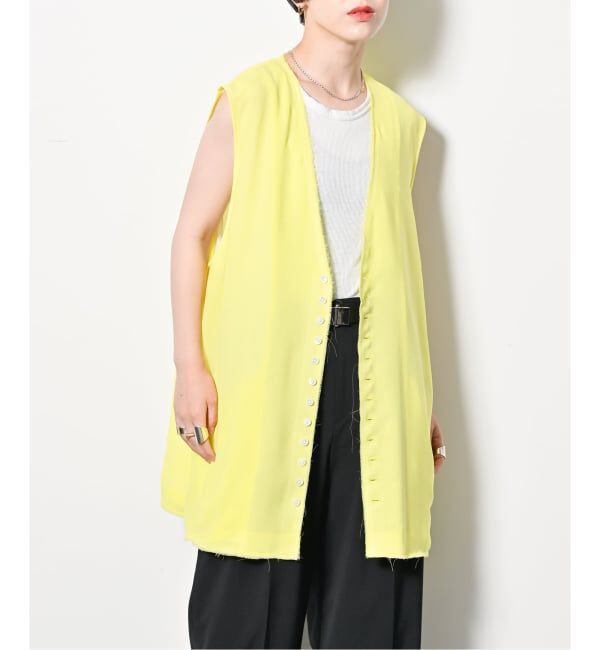  「THINK OF VEST：ベスト」|ベスト・ジレ|イエロー