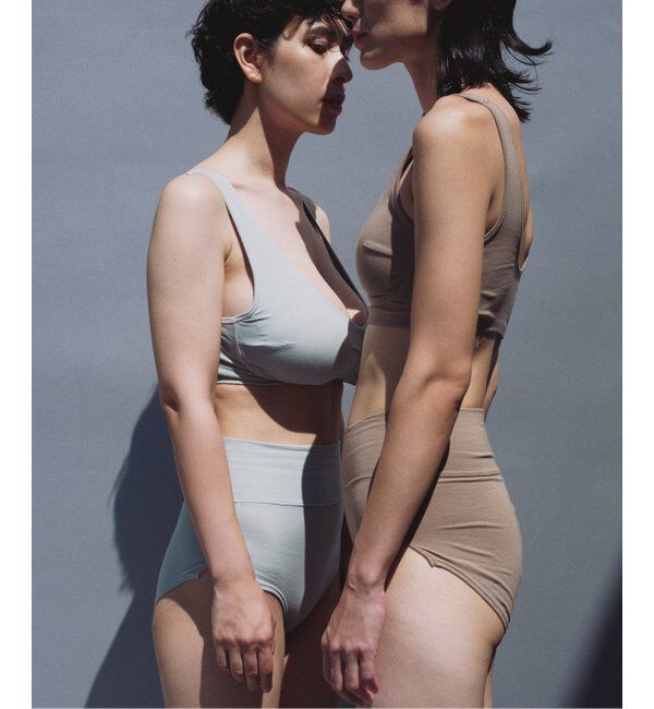 EMILYWEEK「【NEUTRAL】オーガニックコットン混カバレッジブラ」|インナー|グレー