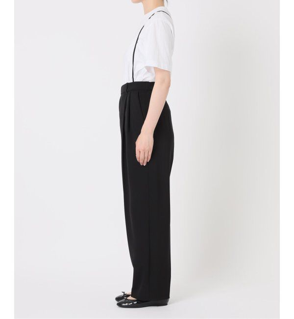 IENA「《追加2》サスペンダーツイルパンツ」|スラックス|