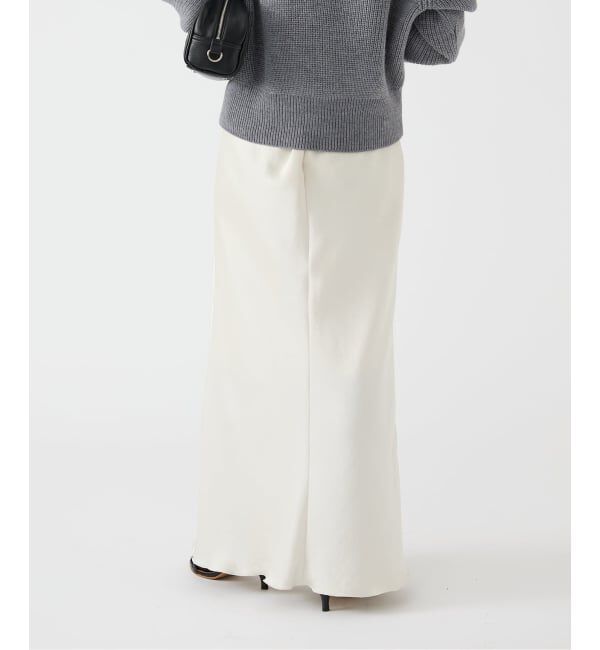 IENA「《追加13》ダブルサテンスカート」|スカート|