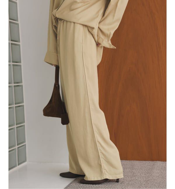 SLOBE IENA「《セットアップ対応可》製品染めイージーパンツ」|その他|