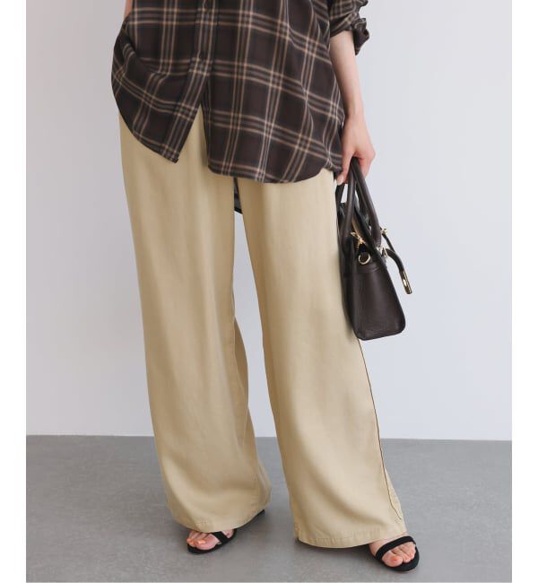 SLOBE IENA「《セットアップ対応可》製品染めイージーパンツ」|その他|