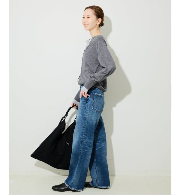 SLOBE IENA「フェイクレイヤードカーディガン」|カーディガン|