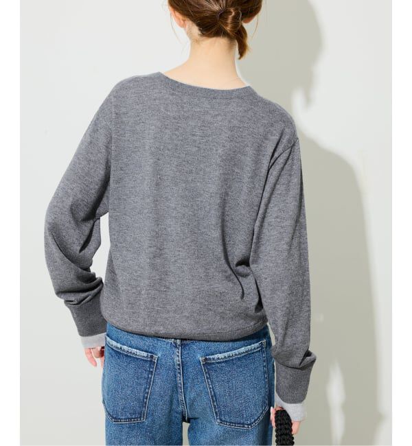 SLOBE IENA「フェイクレイヤードカーディガン」|カーディガン|