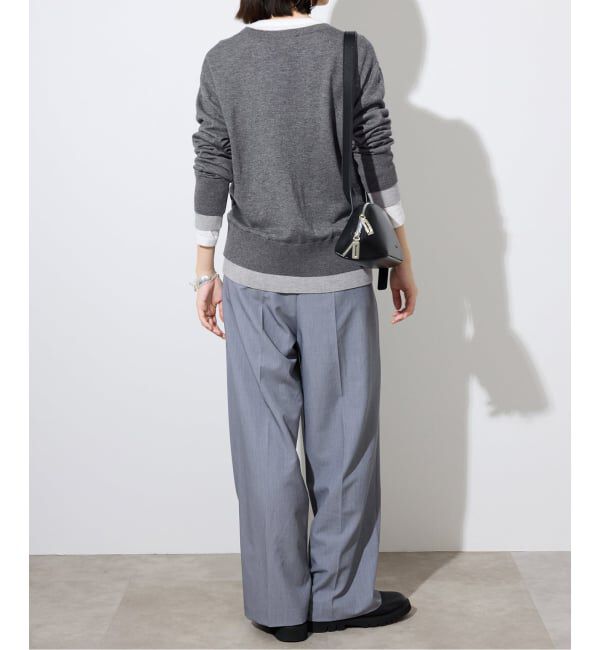 SLOBE IENA「フェイクレイヤードカーディガン」|カーディガン|