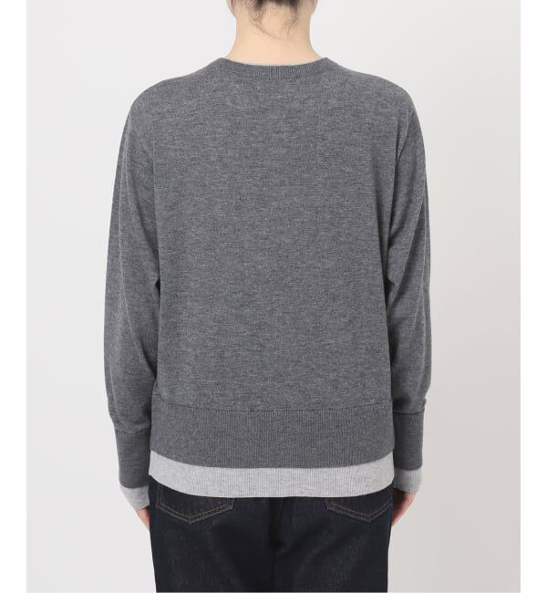 SLOBE IENA「フェイクレイヤードカーディガン」|カーディガン|