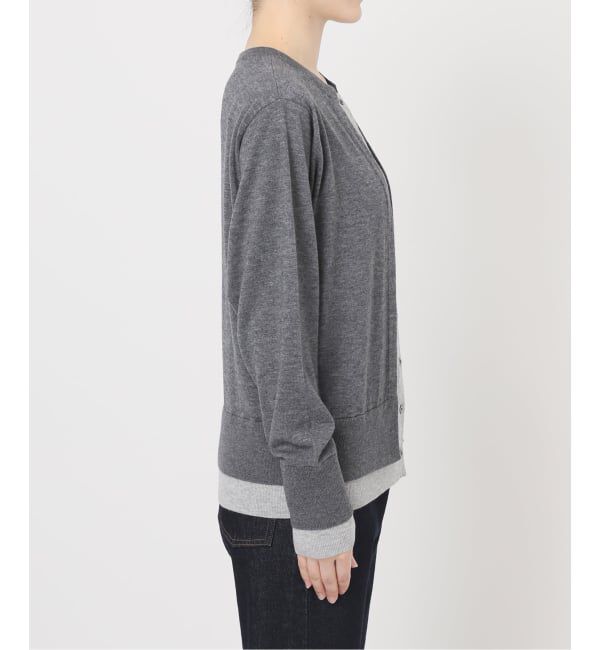 SLOBE IENA「フェイクレイヤードカーディガン」|カーディガン|