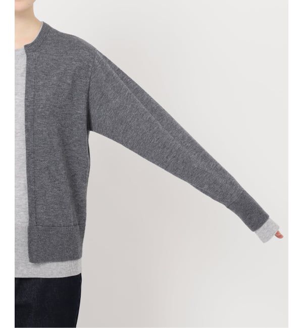 SLOBE IENA「フェイクレイヤードカーディガン」|カーディガン|