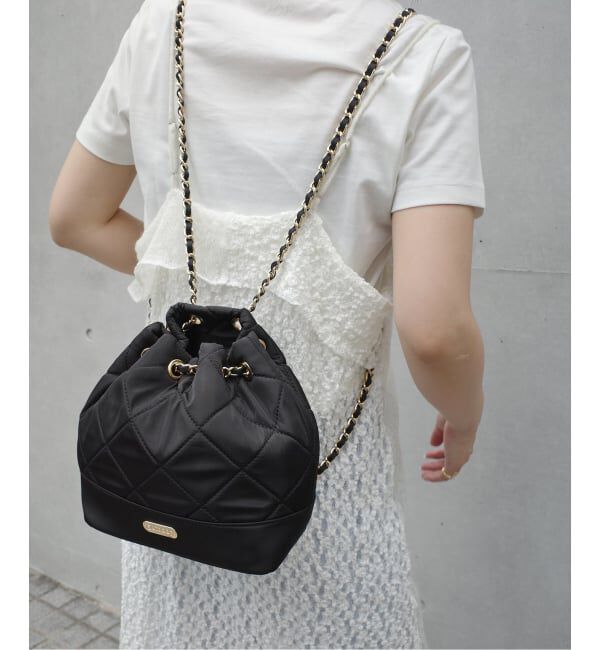 SLOBE IENA「OUTDOOR/アウトドア SLOBE別注 キルティングチェーンリュック」|リュック|