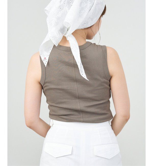 IENA「FLORE FLORE/フローレフローレ ESME TANK タンクトップ」|タンクトップ|