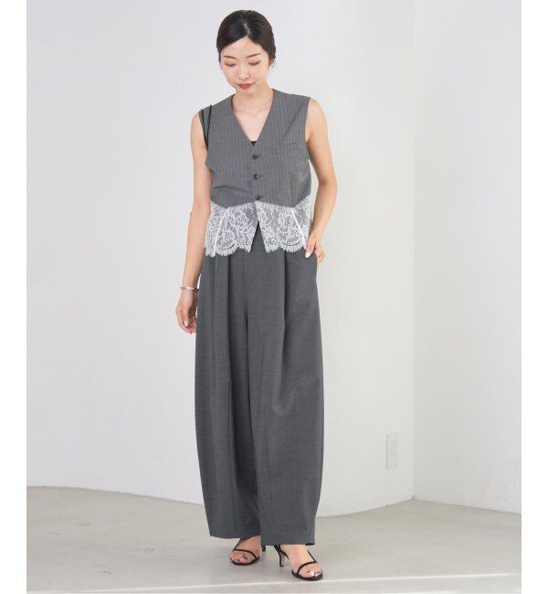 IENA「コクーンパンツ」|スラックス|