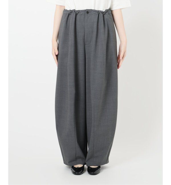 IENA「コクーンパンツ」|スラックス|