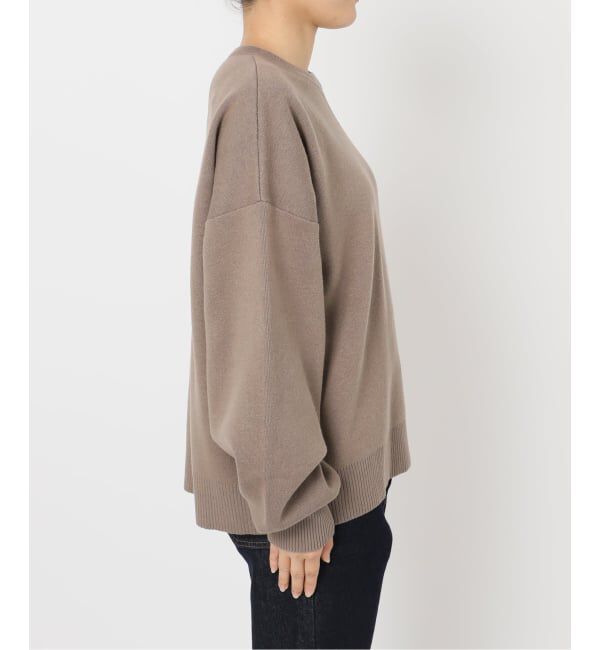 SLOBE IENA「《追加2》サガラ刺繍スウェットライクニット」|ニット・セーター|