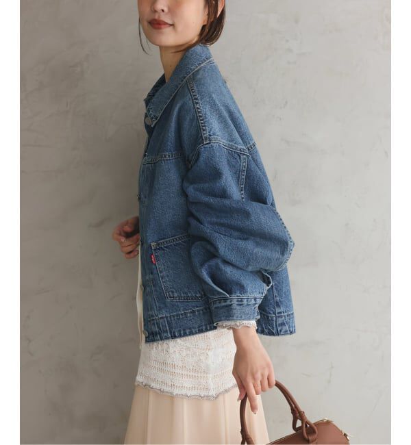 SLOBE IENA「《追加》Levi&rsquo;s/リーバイス SLOBE別注 BALLOON SLEEVE TRACKER デニムジャケット」|デニムジャケット|
